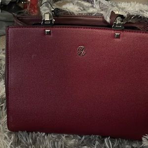 Christian Lacroix Burgundy Bag